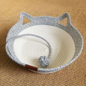 Nid pour chat tissé durable confortable polyvalent fait main