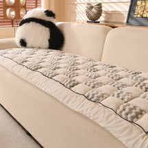Matelas pour animaux en peluche fait main avec housse de canapé confortable à carreaux
