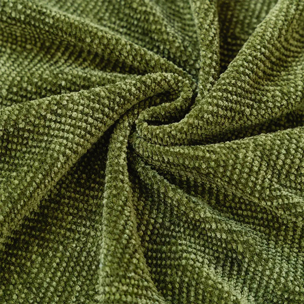 Housse de canapé magique en tissu chevrons, pleine couverture, confortable et résistante aux griffures.