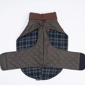 Gilet pour chien matelassé à col montant - Manteau d'hiver chaud et tendance