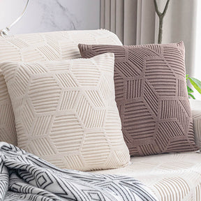 Housse de canapé extensible intégrale motif nid d’abeille déperlante