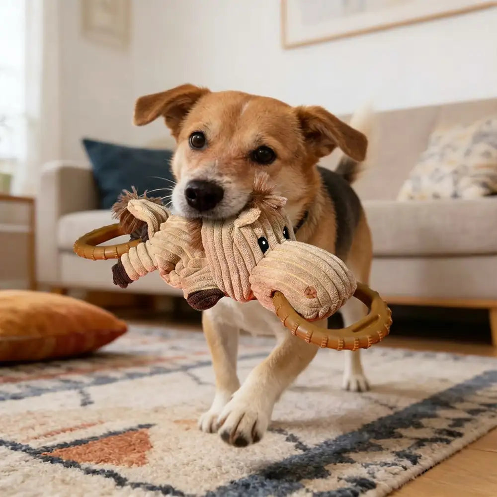 Jouet à mâcher interactif pour chien - Cheval