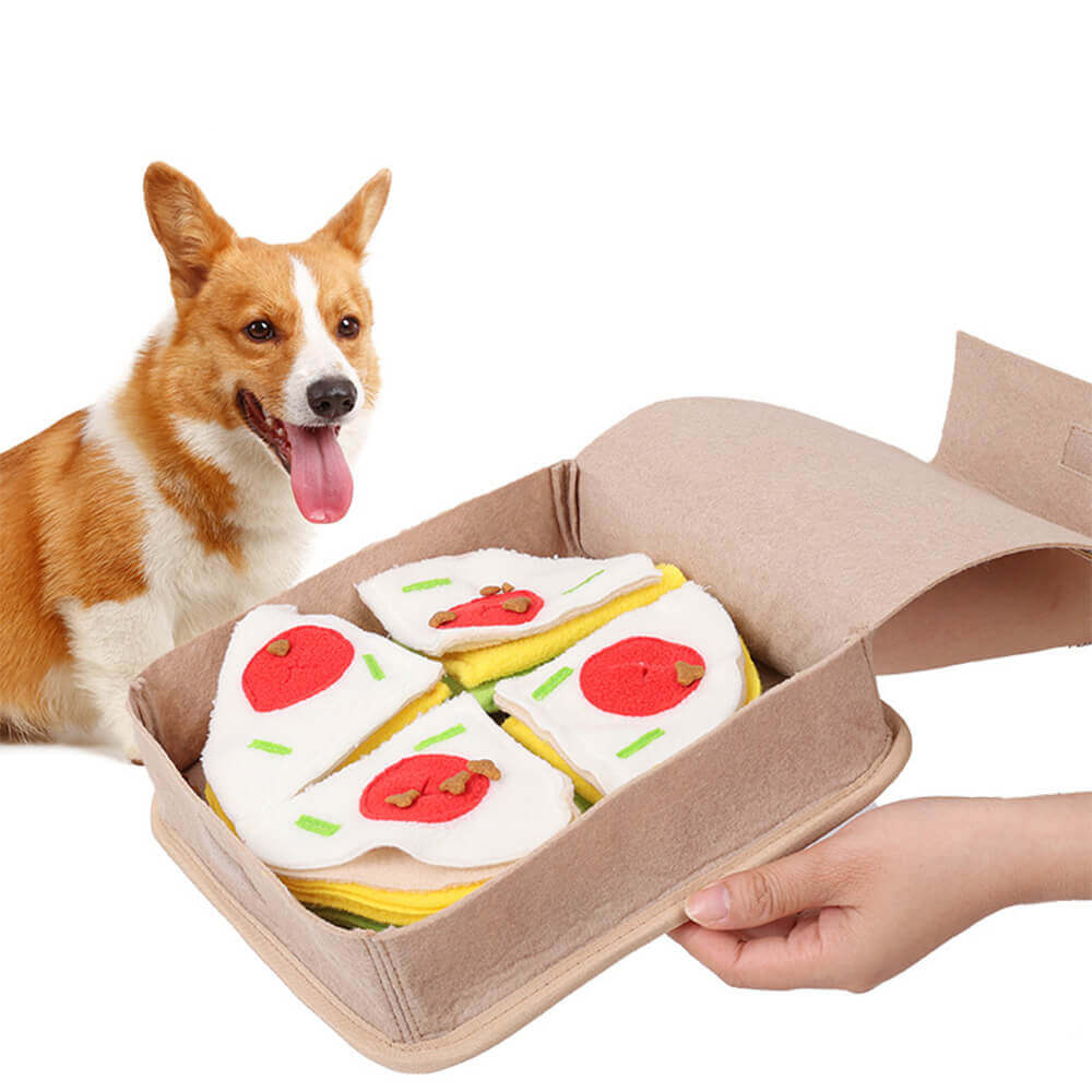 Mat à Fouille Pizza Jouet Réactif pour Chien