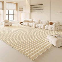 Style Luxueux Tapis Doux Moelleux Crème