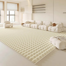 Style Luxueux Tapis Doux Moelleux Crème