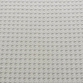 Drap fitted en soie glacée respirante à motif pied de poule de luxe