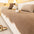 Housse canapé chenille chevrons minimaliste antidérapante bords ondulés