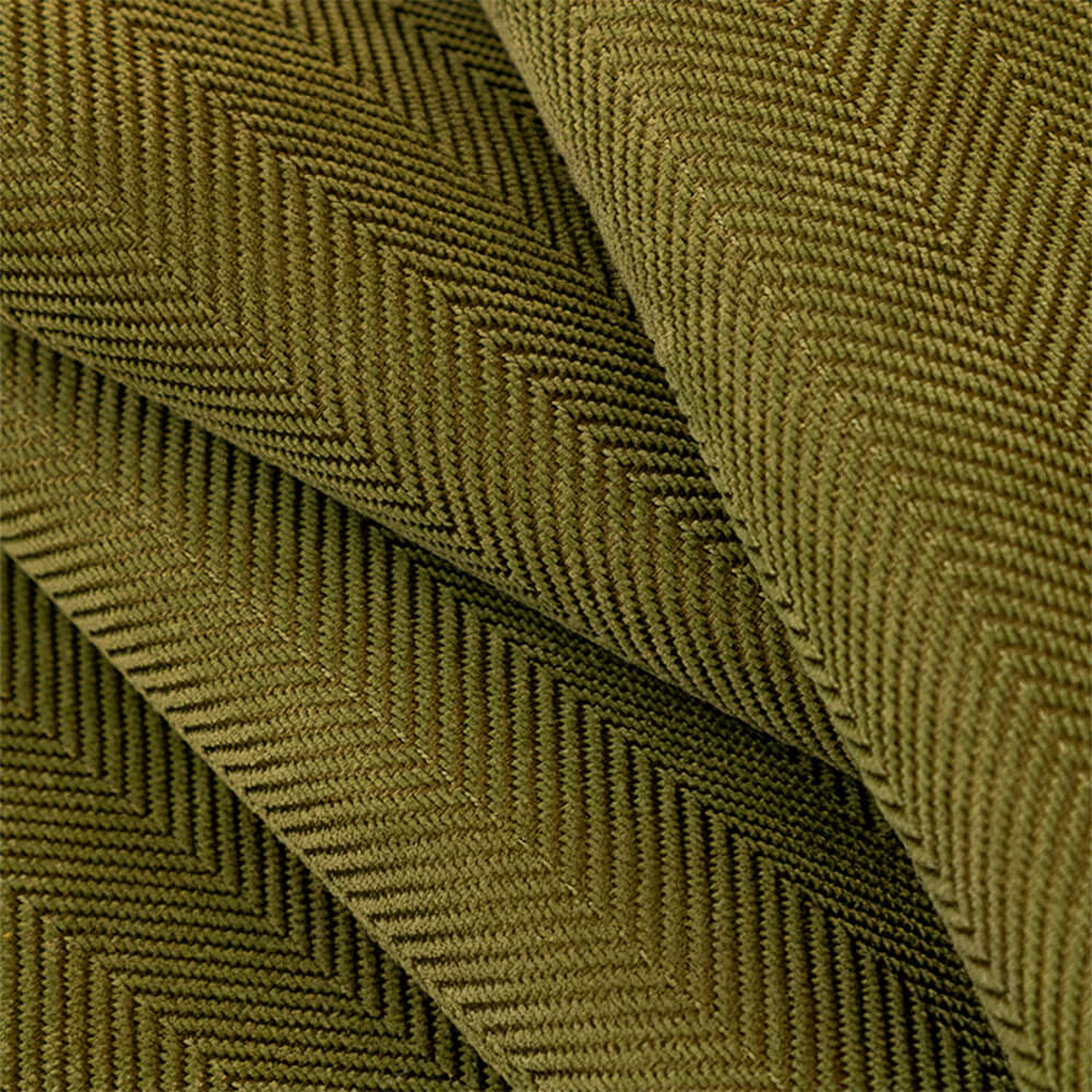 Housse canapé chenille chevrons minimaliste antidérapante bords ondulés