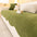 Housse canapé chenille chevrons minimaliste antidérapante bords ondulés