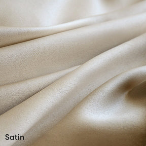 Rideaux occultants insonorisants en satin épais de luxe modernes