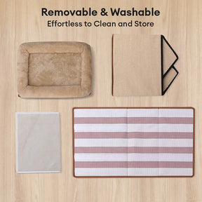 Maison pour chat pliable multifonction avec coussin pour dormir et jouer