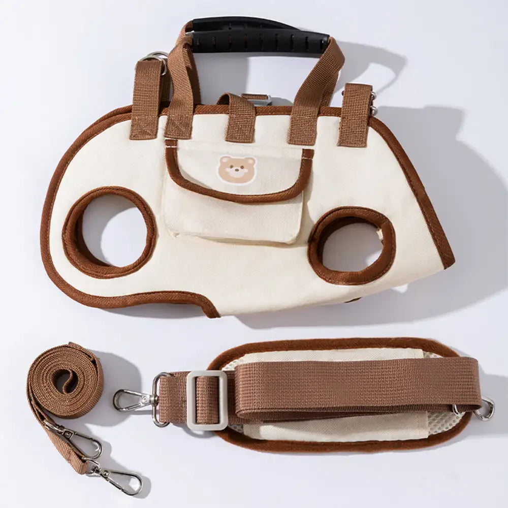Sac à dos pour petits chiens de transport croisé portable et multifonctionnel