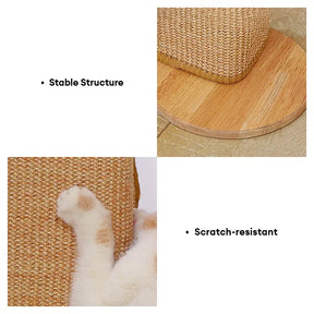 Canapé multifonctionnel et protection des coins muraux, planche à gratter en sisal pour chat.
