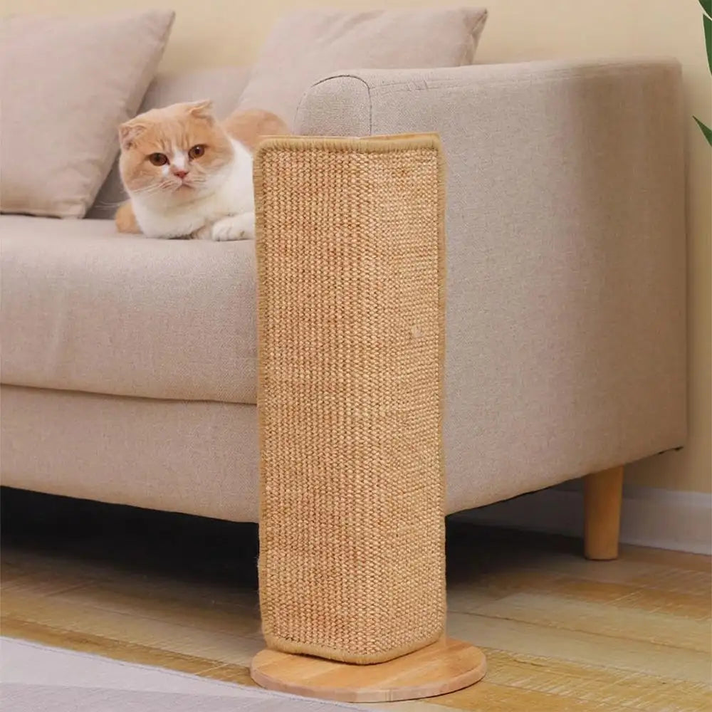 Canapé multifonctionnel et protection des coins muraux, planche à gratter en sisal pour chat.