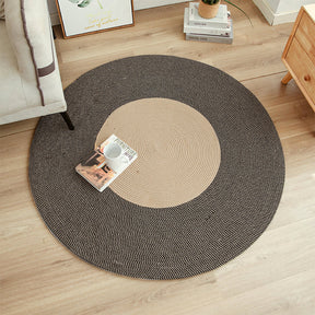 Tapis en jute tissé à la main style nordique durable avec franges pour chat
