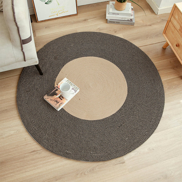 Tapis en jute tissé à la main style nordique durable avec franges pour chat