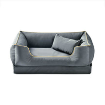 Lit pour chien style nordique imperméable anti-rayures lavable avec coussin