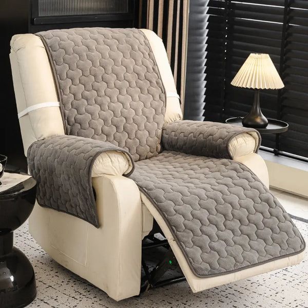 Housse de canapé en peluche courte et confortable, douce pour la peau, protection de meubles - Puzzle