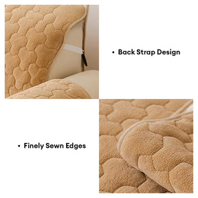 Housse de canapé en peluche courte et confortable, douce pour la peau, protection de meubles - Puzzle