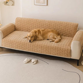 Housse de canapé en peluche courte et confortable, douce pour la peau, protection de meubles - Puzzle