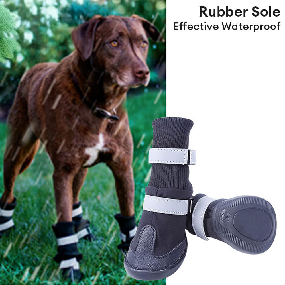 Bottes réfléchissantes imperméables chaudes et durables pour chien