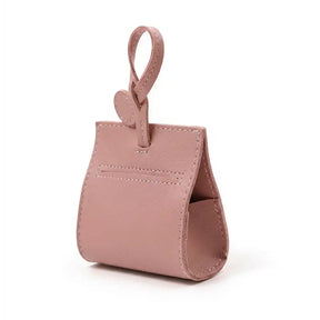 Distributeur de sacs à crottes pour chien en cuir PU
