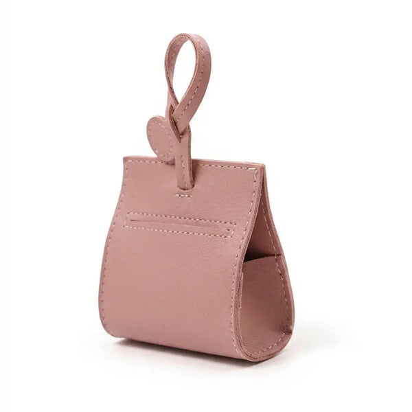 Distributeur de sacs à crottes pour chien en cuir PU