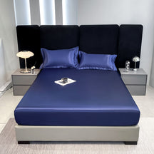 Housse de matelas imperméable en satin ajustée résistante aux poils pour animaux de compagnie