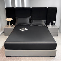 Housse de matelas imperméable en satin ajustée résistante aux poils pour animaux de compagnie