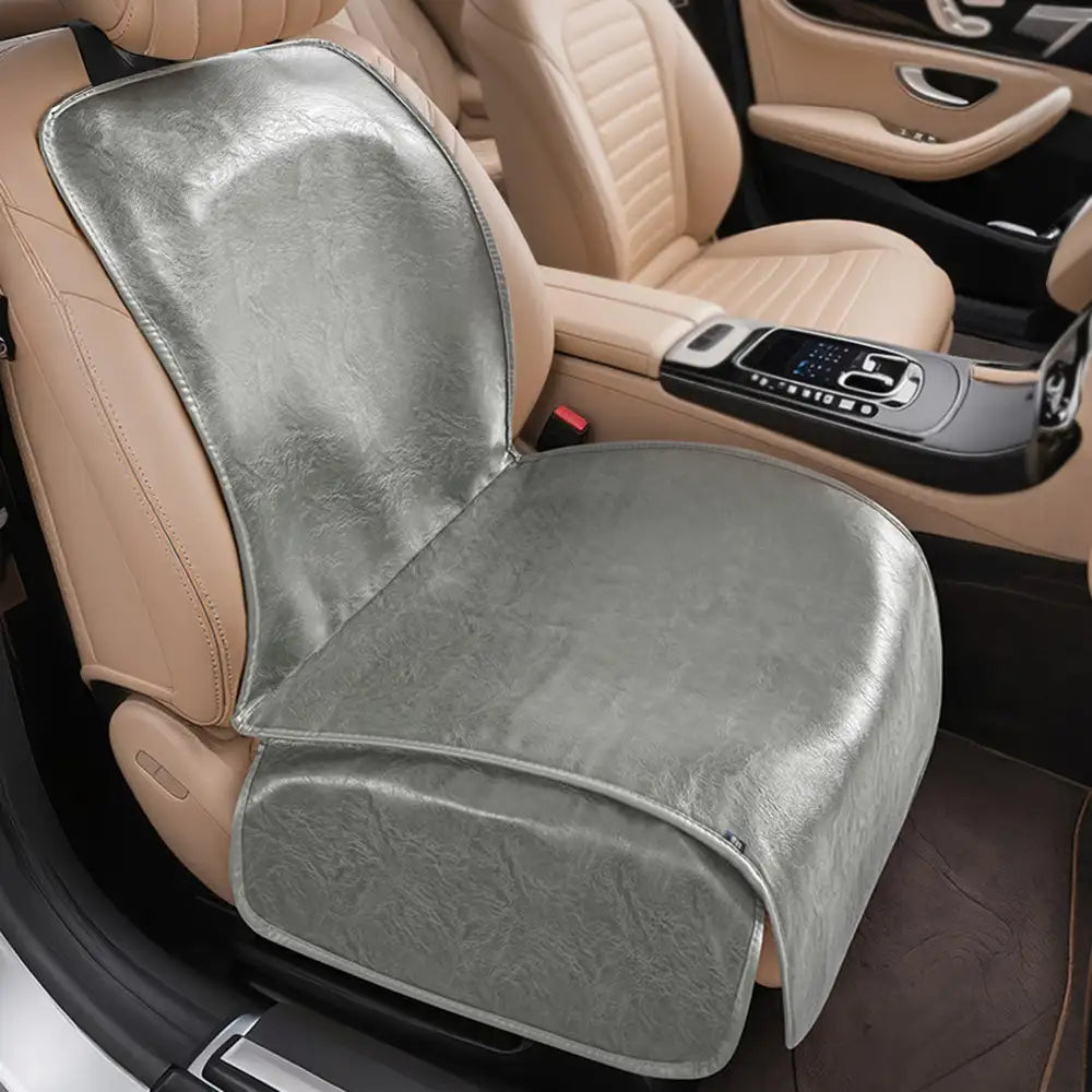 Housse de siège de voiture en faux cuir pour animaux de compagnie - Imperméable et résistant aux taches