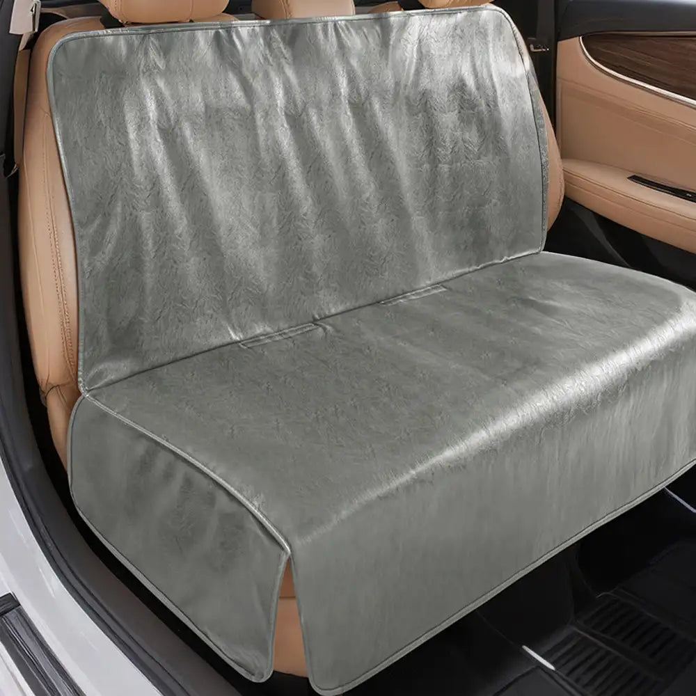 Housse de siège de voiture en faux cuir pour animaux de compagnie - Imperméable et résistant aux taches