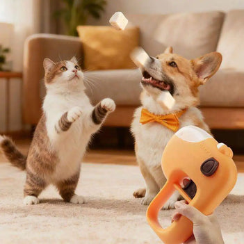 Lanceur de friandises pour chats