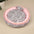 Lit pour animal de compagnie princesse en imprimé léopard rose, amovible et lavable, toutes saisons.