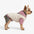 Ensemble pour chien en deux pièces : manteau en peluche et pull à col roulé assorti.