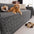 Jeté de canapé housse de canapé matelassée classique à carreaux confortable et épaissie