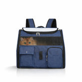 Sac à dos de transport portable à roulettes pour animaux de compagnie avec chariot détachable