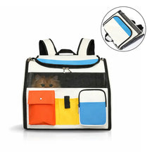 Sac à dos de transport portable à roulettes pour animaux de compagnie avec chariot détachable
