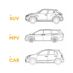 Sac de rangement pour voiture en cuir imperméable avec poches et support pour sièges