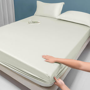 Housse de matelas en lyocell 100 % soie unie de qualité supérieure