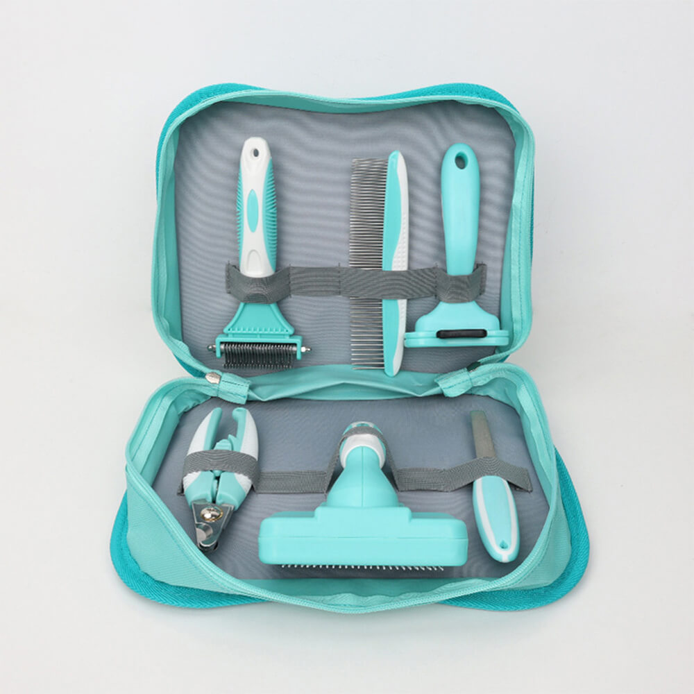 Kit de Soins Professionnel Ensemble Complet d'Outils de Toilettage pour Animaux