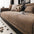 Housse de canapé en chenille antidérapante à poids élevé jacquard moderne et simple