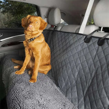 Housse de siège arrière pour animaux hamac en chenille douce imperméable et anti-saleté
