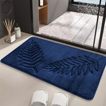 Tapis décoratif doux en flanelle confortable antidérapant et absorbant