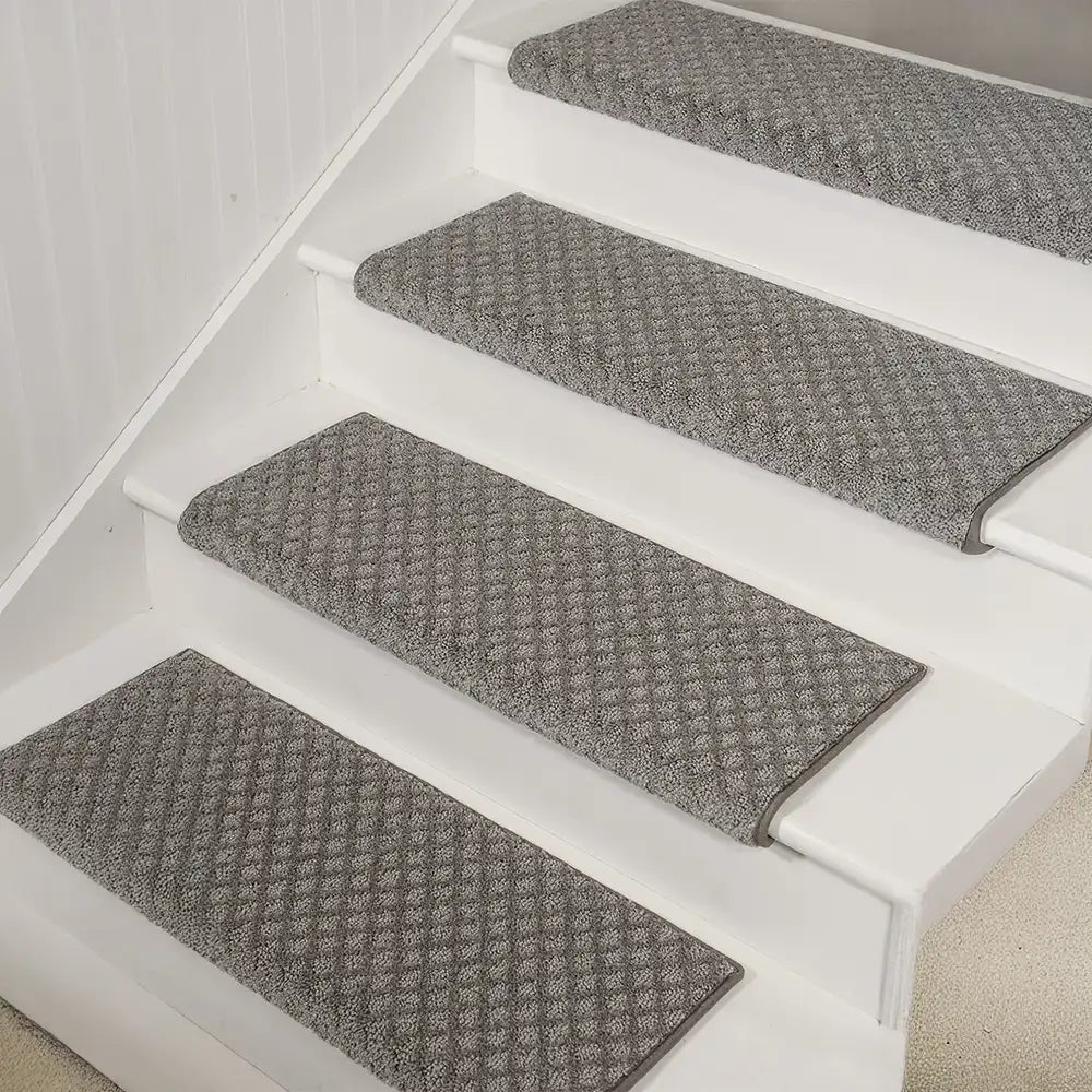 Garde-corps en velours doux pour les escaliers intérieurs, adaptés aux animaux de compagnie, sans adhésif, tapis antidérapants pour escaliers.