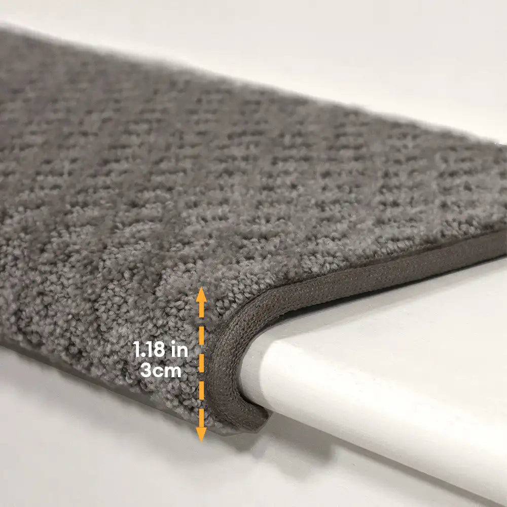 Garde-corps en velours doux pour les escaliers intérieurs, adaptés aux animaux de compagnie, sans adhésif, tapis antidérapants pour escaliers.