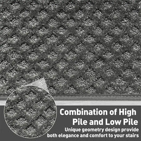 Garde-corps en velours doux pour les escaliers intérieurs, adaptés aux animaux de compagnie, sans adhésif, tapis antidérapants pour escaliers.