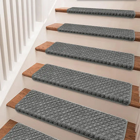 Garde-corps en velours doux pour les escaliers intérieurs, adaptés aux animaux de compagnie, sans adhésif, tapis antidérapants pour escaliers.