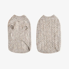 Pull pour chien en tricot épais, doux et chaud - Conçu pour teckels, bulldogs français et carlins.