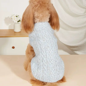 Pull pour chien en tricot épais, doux et chaud - Conçu pour teckels, bulldogs français et carlins.