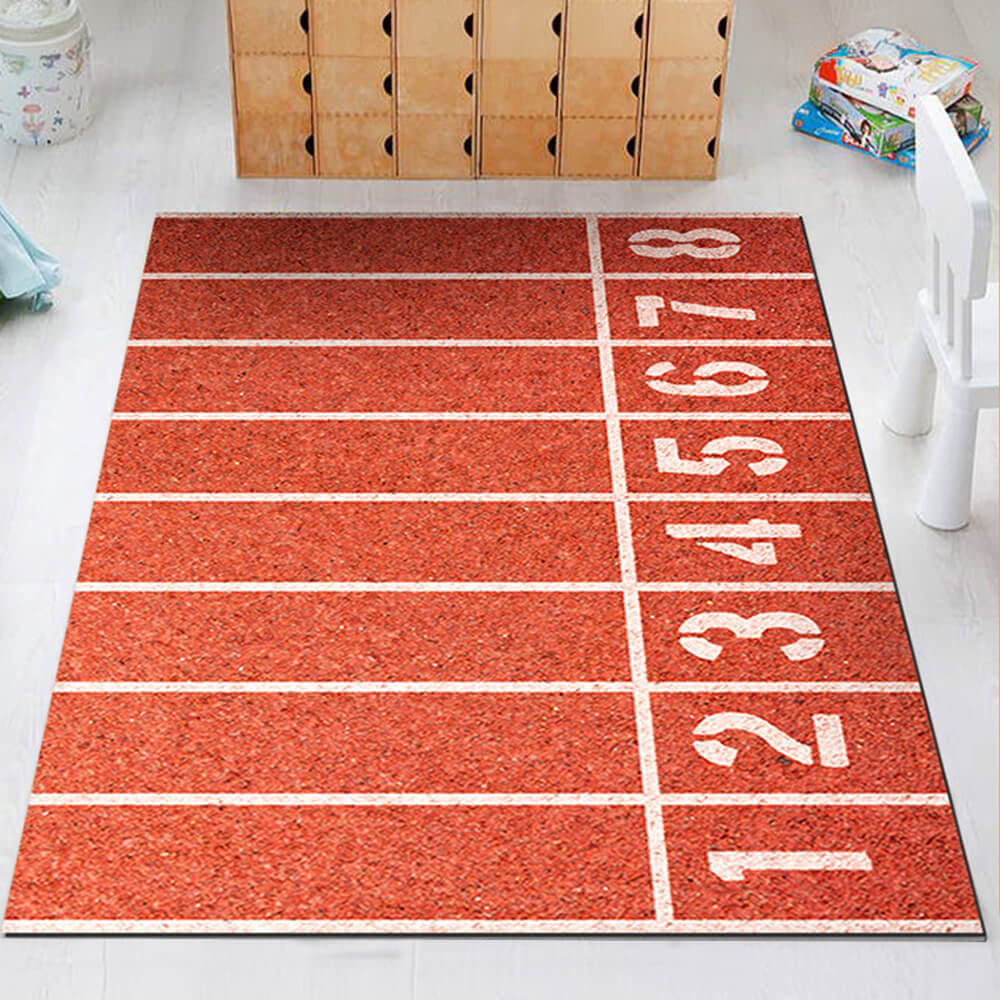 Sports Série Tapis Antidérapant Résistant aux Rayures Décor Maison